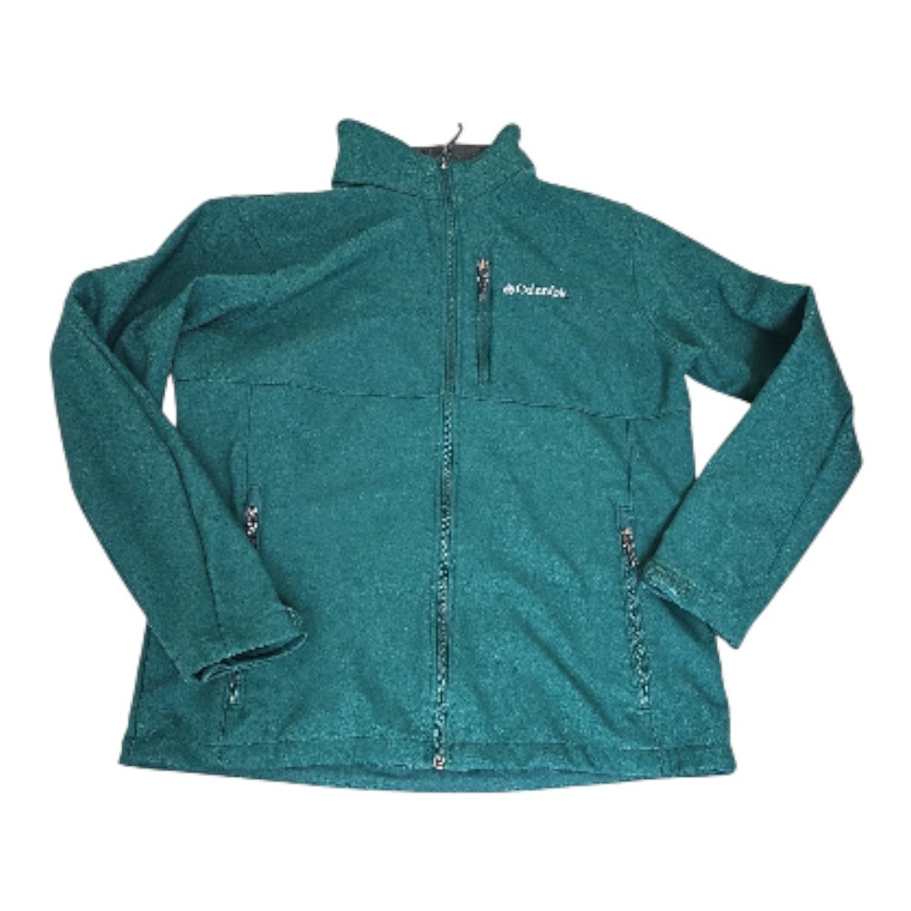 Columbia Men's Jacket Dark Green Full Zip Outdoor Hiking‎ Casual Size L